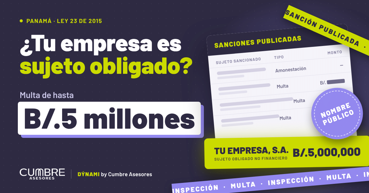 Multas en Panamá: ¿eres sujeto obligado no financiero?