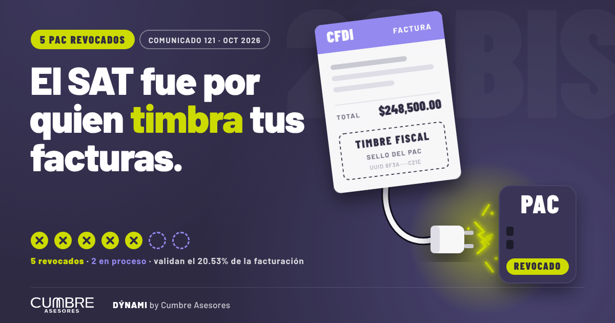 PAC revocado por EFOS: tu factura timbrada no te blinda (55c)